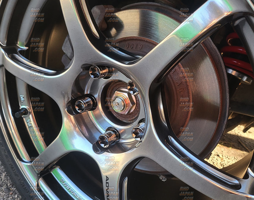 小物 tks Kyo-Ei KICS Monolith T1/07 Open End Lug Nuts and Adapter Set